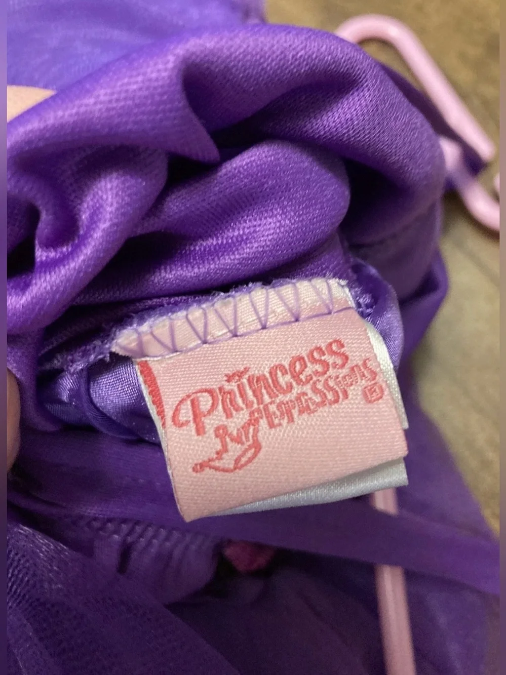 Princess Expressions Purple Tutu Dress Girls Medium Ruffle Tulle Dance Costume